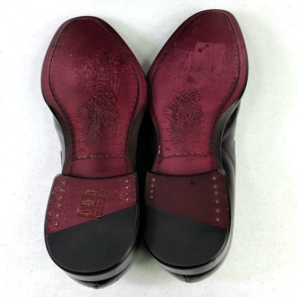 John Varvatos Madison Apron Chocolate Loafer Shoes display picture 2